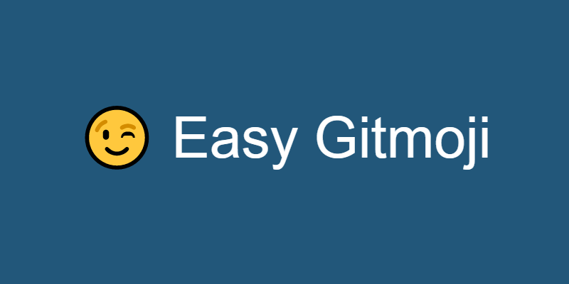 😉 Easy Gitmoji